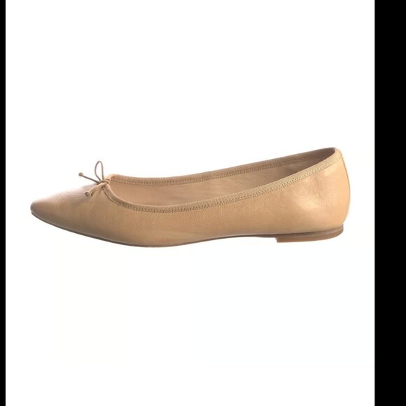 Veronica Beard Suede Bow Accents Ballet Flats Size 8.5 - Picture 1 of 7
